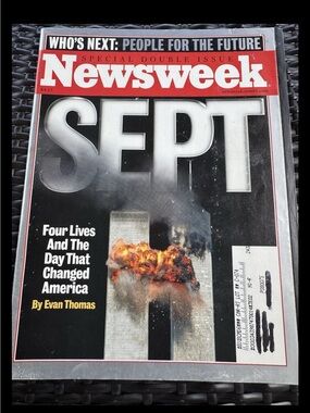 Vintage Newsweek 2001 9/11 Special Double Issue Four Lives